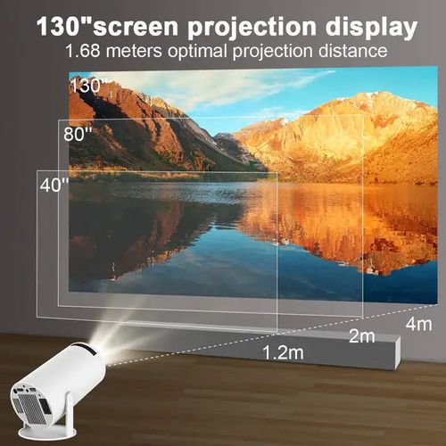 4K high-definition projector. Intelligent Android system. A vast array of films and TV shows are waiting for you