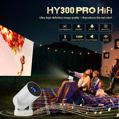 4K high-definition projector. Intelligent Android system. A vast array of films and TV shows are waiting for you