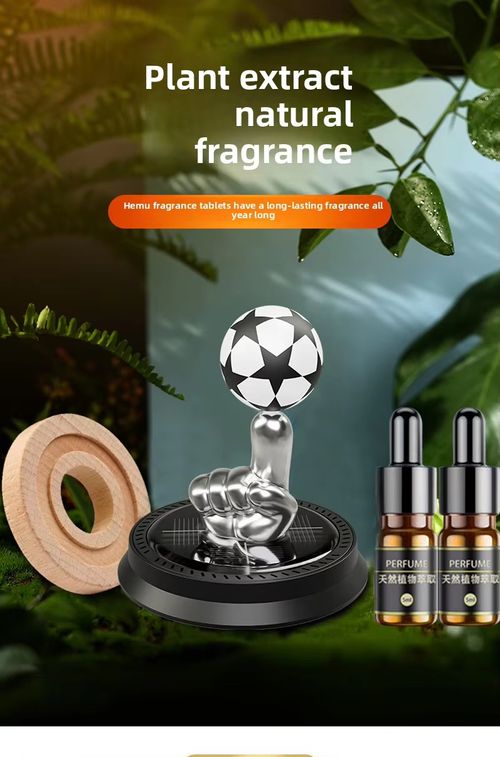 Solar Powered Black Star Football Car Aromatherapy Ornament, Inspired by Ghana Flag, Eco‑Friendly, High‑Temp Resistant, Non‑Obstructive Dashboard Fragrance Decor