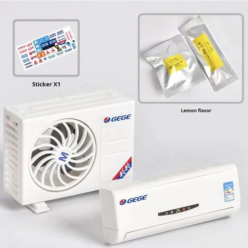 Mini Air Conditioner Shaped Solar Car Aromatherapy, Dual-purpose Design for Multiple Scenes, Natural Plant Fragrance Eliminates Odors & Formaldehyde, Safe for Pregnant Women and Babies