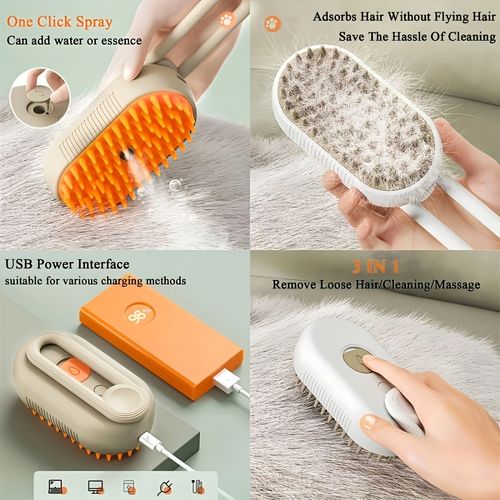 pet steam brush