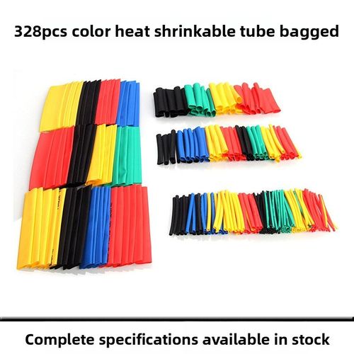 560 pcs colored and black heat shrink tubing low voltage wire protection sleeves