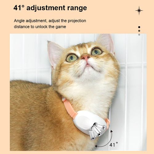 Funny Intelligent Cat Collar with Fun Laser Small Animal Pet Interactive & Movement Toy for Teasing Pets
