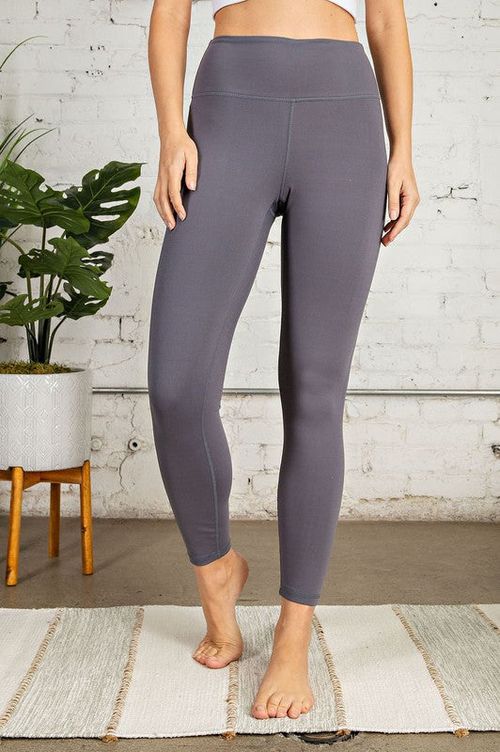 RAE MODE Full Length High Waist Basic Legging (Titanium)