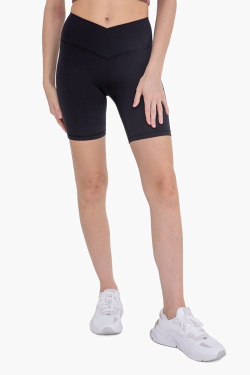 MONO B Venice Crossover Waist Biker Short