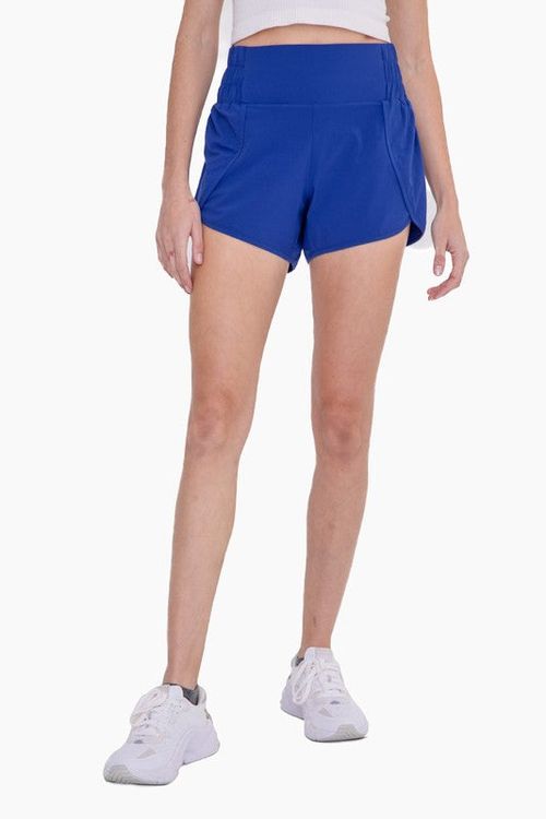 MONO B Athleisure High Waist Split Short