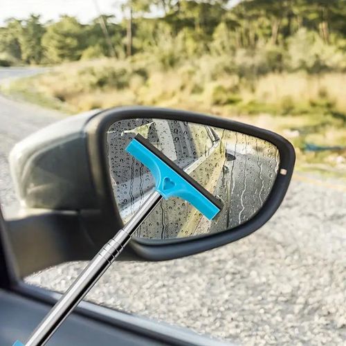 Retractable Car Rearview Mirror Water Wiper