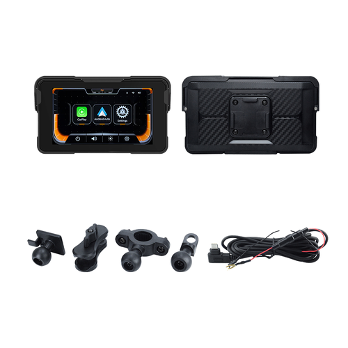 5 Inch Motorcycle Wireless CarPlay & Android Auto Waterproof Screen
