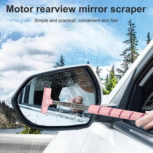 Retractable Car Rearview Mirror Water Wiper