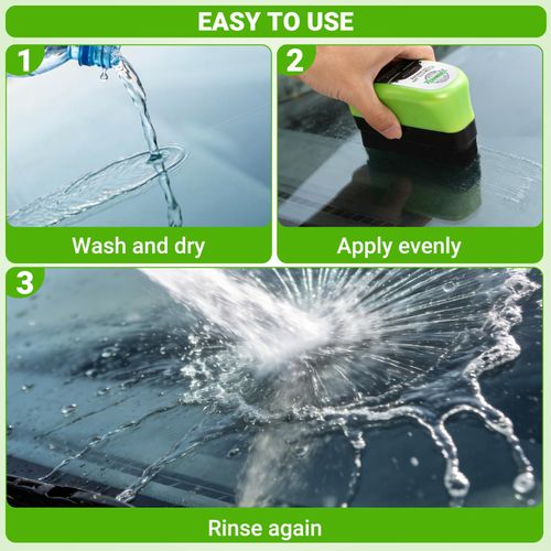 Car Glass Oil Film Remover Cleaning Brush