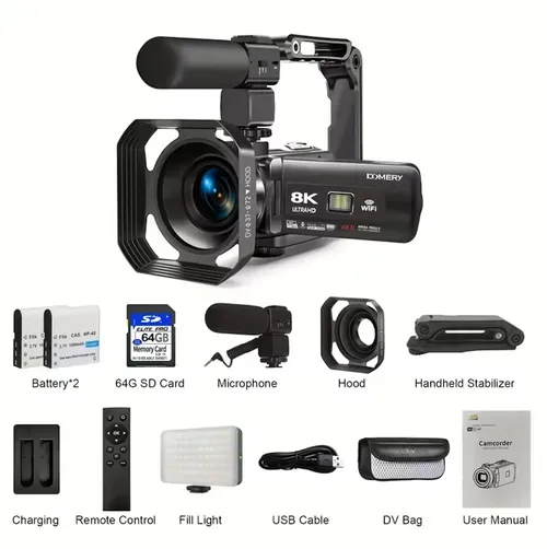 8K Handheld Camcorder