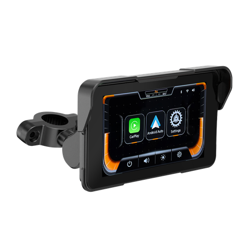5 Inch Motorcycle Wireless CarPlay & Android Auto Waterproof Screen