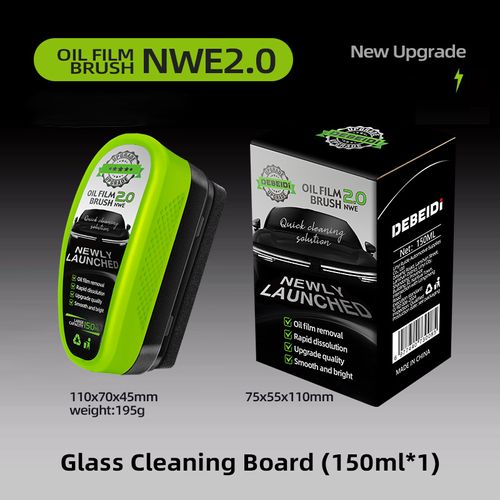 Car Glass Oil Film Remover Cleaning Brush