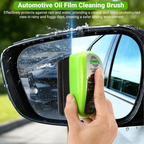 Car Glass Oil Film Remover Cleaning Brush