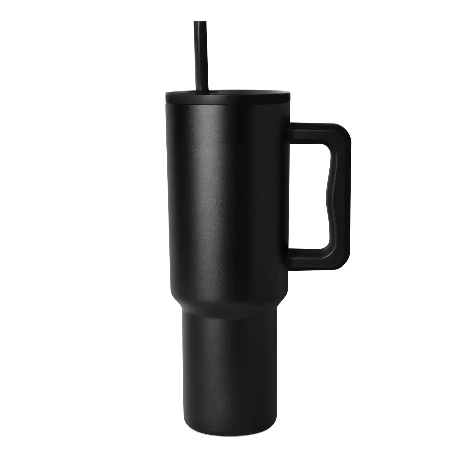 1200ml Large Capacity-Simple Modern 40oz Trek Tumbler with Handle and Straw Lid - Vacuum Insulated Stainless Steel, Reusable, Cupholder Friendly