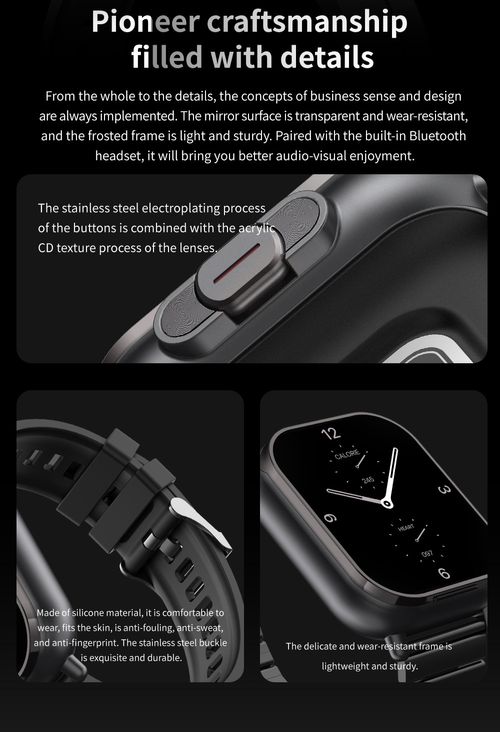 ✨Premium D8 2-in-1 Smartwatch & Bluetooth Earphones: Full Touch Display, Hands-Free Calls, NFC Payment, Customizable Watch Faces – Your All-Day Health & Style Companion