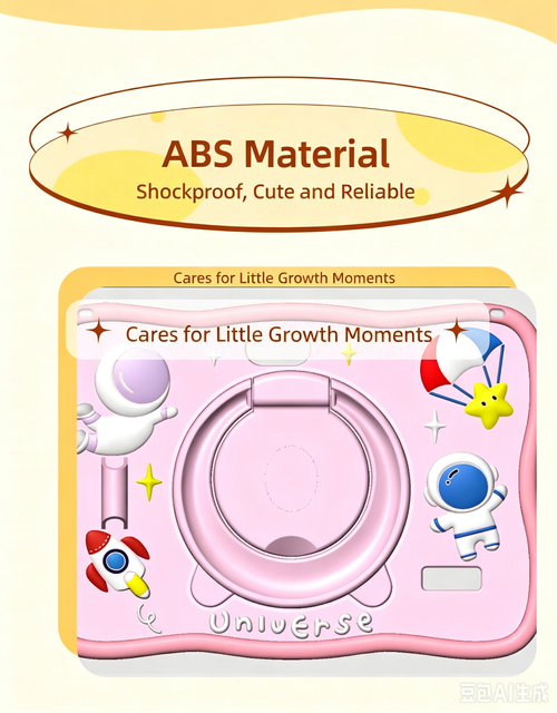 ✨7 Inch Kids Tablet, Educational & Entertainment Android Tab, Cartoon Shock‑Proof Silicone Protective Case, Lightweight Portable Children Learning Tablet with Parental Control, Support SIM Card