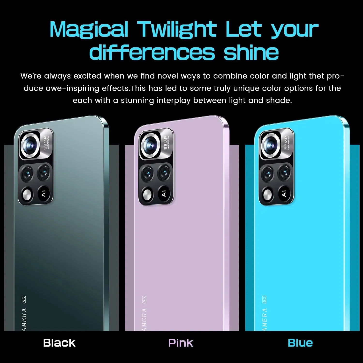 🎉🎉Authentic Official Global Version, 7.5-inch Large Screen, 5800mAh Long-Lasting Battery, 24MP Front + 58MP HD Rear Camera, Dual SIM Standby Android Smartphone