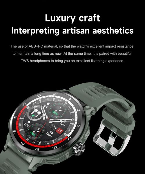🔥D11 2‑in‑1 Smart Watch Built‑in TWS Earbuds Bluetooth Call Heart Rate Blood Oxygen Sports Fitness Smartwatch For Africa Market Android IOS