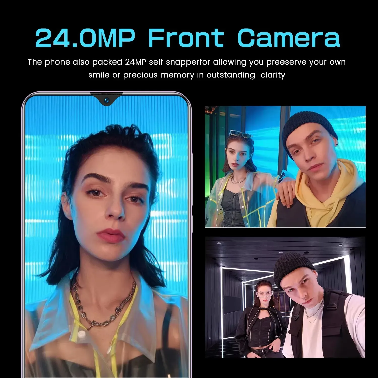 🎉🎉Authentic Official Global Version, 7.5-inch Large Screen, 5800mAh Long-Lasting Battery, 24MP Front + 58MP HD Rear Camera, Dual SIM Standby Android Smartphone