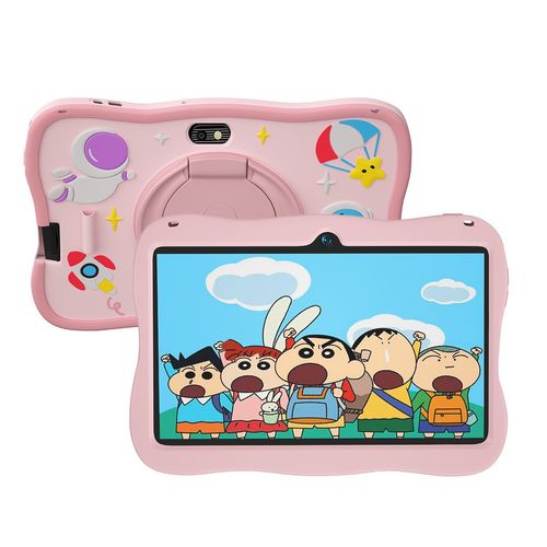 ✨7 Inch Kids Tablet, Educational & Entertainment Android Tab, Cartoon Shock‑Proof Silicone Protective Case, Lightweight Portable Children Learning Tablet with Parental Control, Support SIM Card