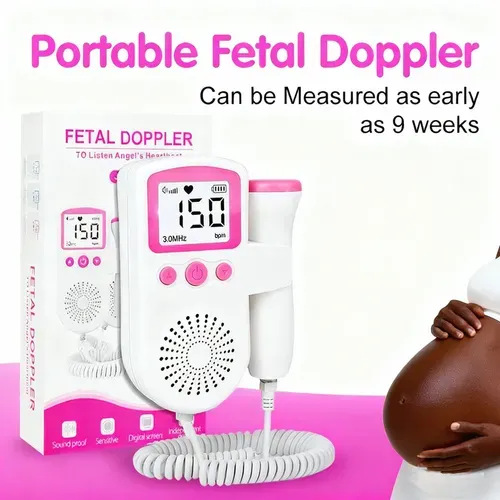 Ultrasound Doppler Fetal Monitor – Non-Invasive Baby Heartbeat Tracker | Home & Clinic Use | 💵 Pay on Delivery, Accra Shipping