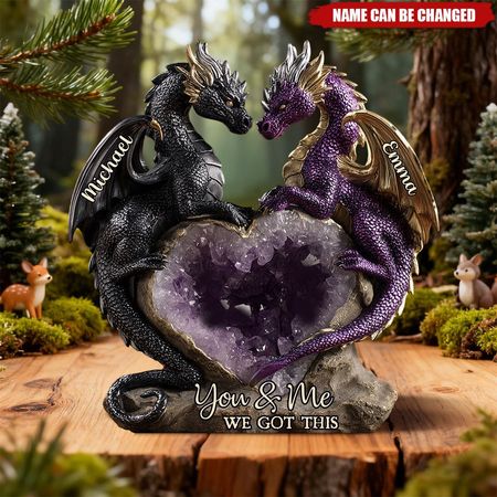 Sie & ich haben wir diese-personal isierte individuell geformte Acryl-Plakette