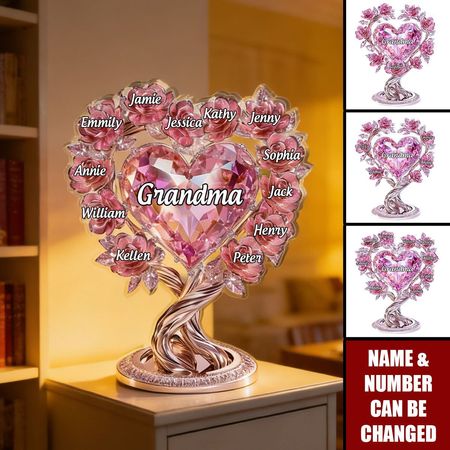 Oma Wurzeln der Liebe-personal isierte individuell geformte Acryl-Plakette