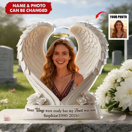 Wenn Sie mich vermissen, haben Sie keine Angst vor Memorial-personal isierte, individuell geformte Acryl-Plakette