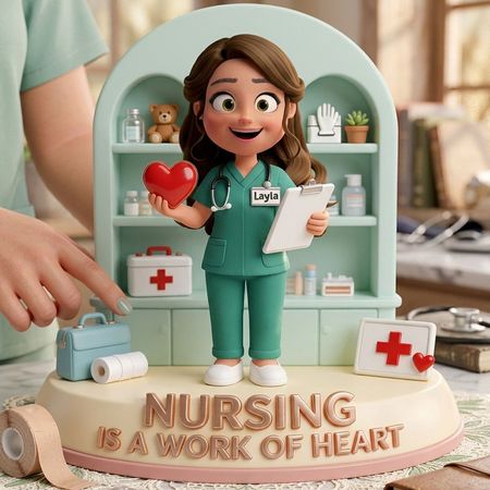 Krankens ch wester Werts ch ätzung Acryl Plaque - Personal isierte Geschenke für Krankens ch wester