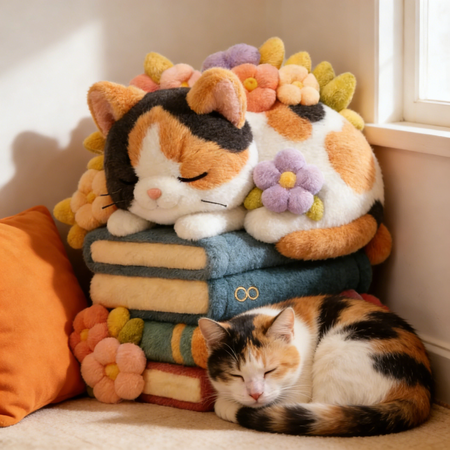 Katze mit Büchern benutzer definierte Kissen-personal isierte Geschenke für Buch liebhaber