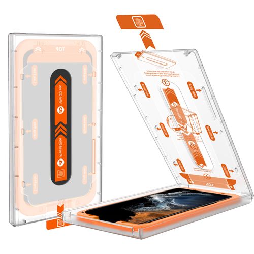 Screen Protector for Samsung Galaxy S21 S21 Plus S22 S22 Plus S23 S23 Plus with Auto-Fit Box