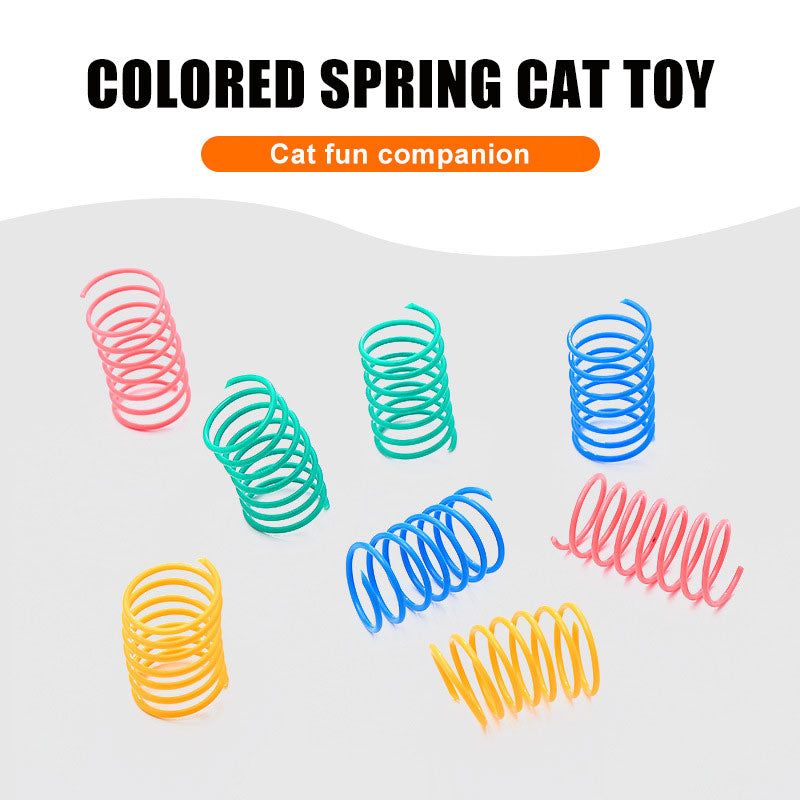 Colorful Spring Cat Toy (30 Pcs)