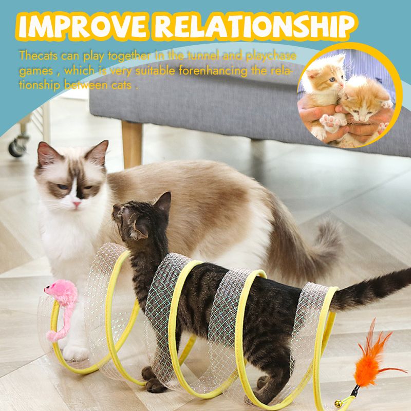 S-Type Cat Tunnel Toy