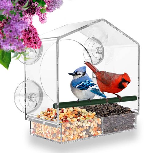 Window Bird Feeder for Outside