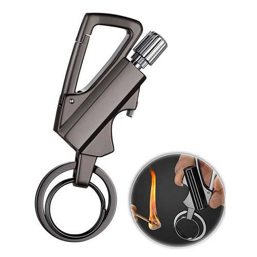 Match Kerosene Lighter Multifunctional Keychain