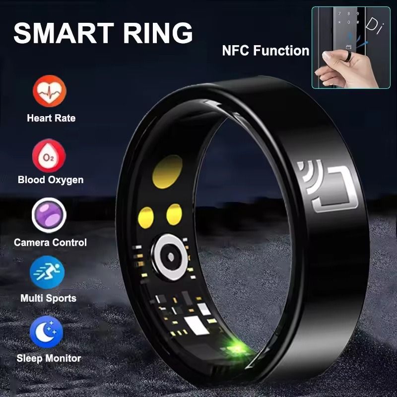 R20, smart ring with NFC access control, heart rate, blood oxygen💍