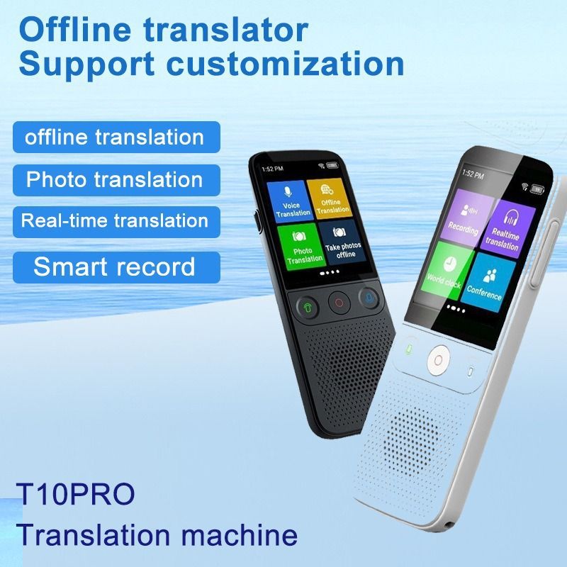 T10PRO, AI voice translator, camera recorder⏺️