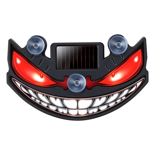 Solar LED Devil Car Window Light