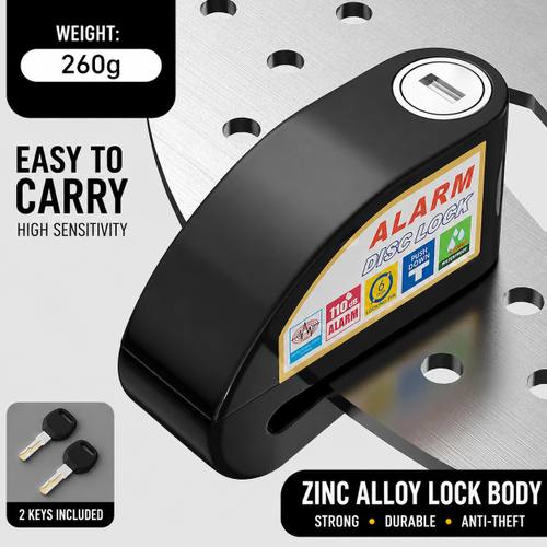 Disc Brake Lock Alarm