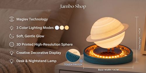 Maglev Moon Lamp