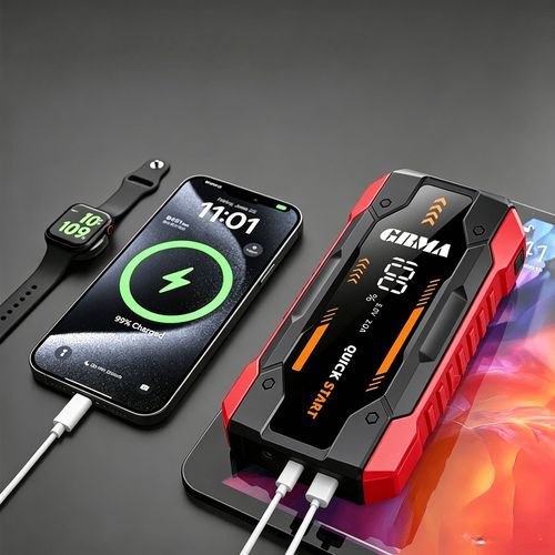 GRMA Car Jump Starter with Air Pump & Power Bank Ghana