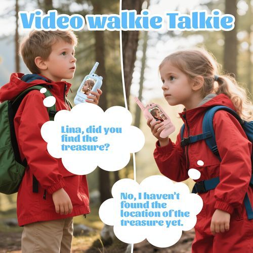 Kids' Video Walkie-Talkies 2-Pack Ghana | Pink & Blue
