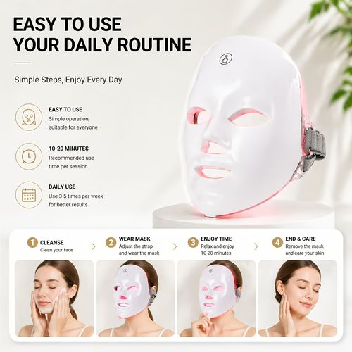 7-Colour LED Face Mask Ghana | Cash on Delivery