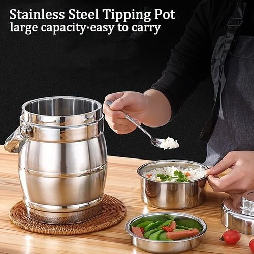 2.2L Thermal Food Flask Ghana | 2-Tier with Bowl Lid