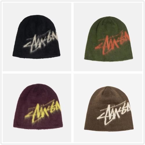 STUSSYニット帽 BRUSHED OUT STOCK SKULL CAP　stussy beanie ビーニー 帽子 ニットキャップ メンズ男性用1321191USAモデル