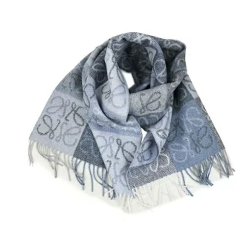 LOEWE ロエベ アナグラム スカーフ マフラー カシミヤ混 イタリア正規品 F810487X17 5102 新品