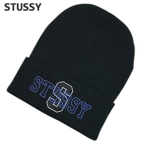 ステューシー STUSSY CUFF BEANIE BIG S ビーニー ニット キャップ スケート ストリート エイトボール ストックロゴ 253-000731-011