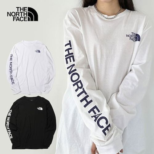 THE NORTH FACE ノースフェイス L S SLEEVE HIT ロンT 長袖 スリーブヒット Tシャツ NF0A811P 袖ロゴ ロングスリーブ