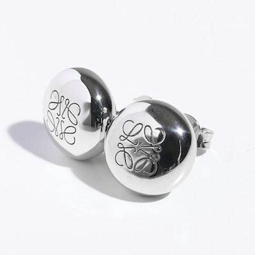 LOEWE ロエベ ピアス ANAGRAM PEBBLE アナグラム ペブル J821239X23 レディース スタッド アクセサリー 1160 SILVER